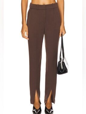 Favorite Daughter Split Decision Pants in Coffee Size 4
